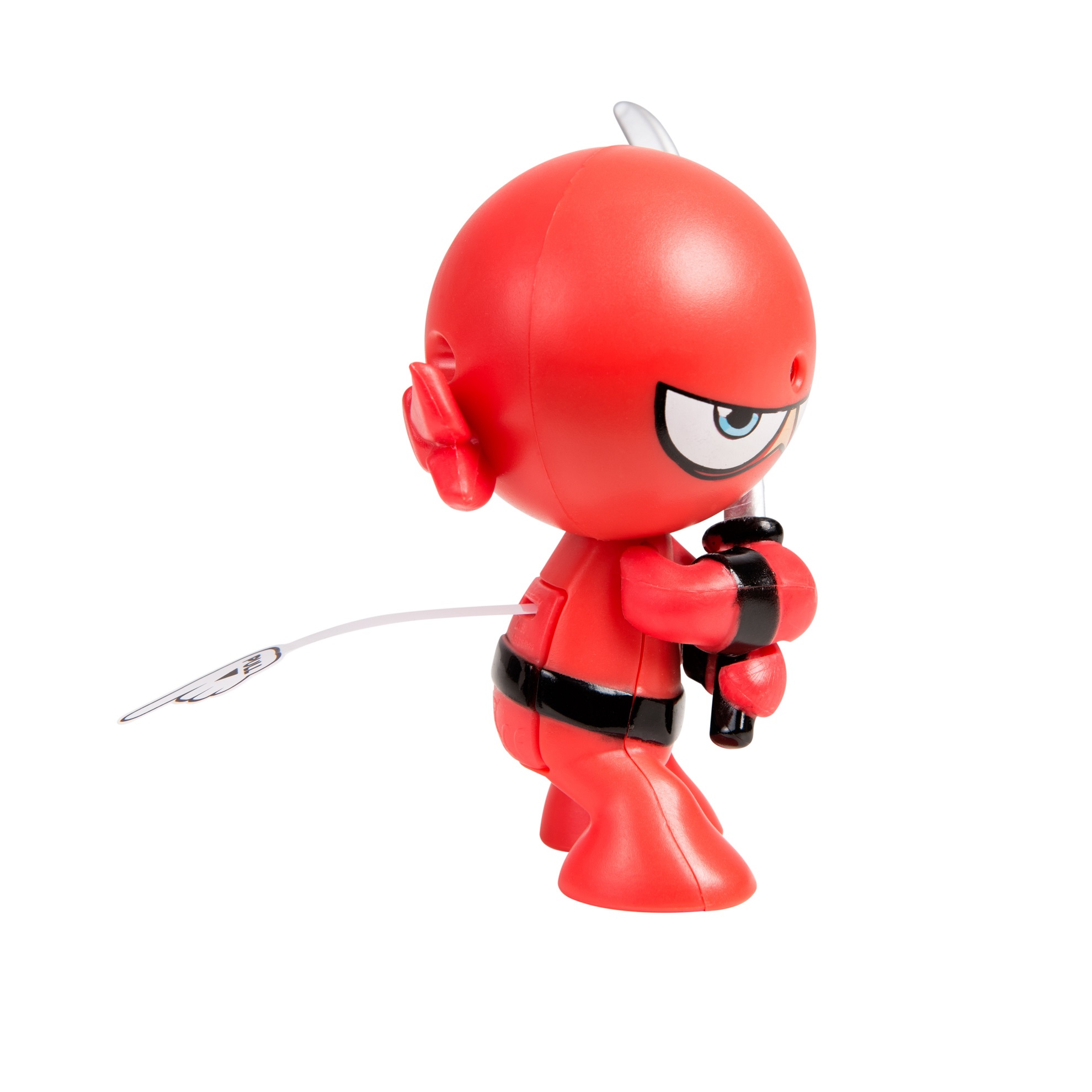 Фигурка ниндзя Тихий Самурай из серии Fart Ninjas, красный, 9 см.  